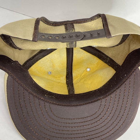 Vintage John Deere Butt Up Patch Trucker Snapback Hat LOUISVILLE MFG Made In USA - Picture 5 of 5